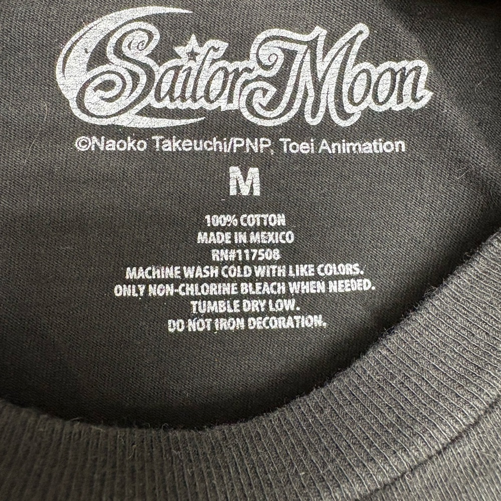 Sailor Moon Black Graphic Long Sleeve Tee - Picture 4 of 6